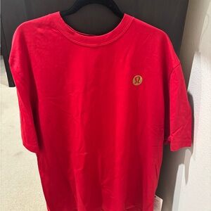 Lululemon Red Lunar New Year Heavyweight Cotton Jersey T-shirt Rare Sold Out